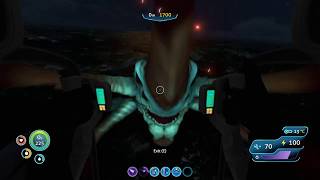 Subnautica  Reaper Leviathan destroys my Cyclops [upl. by Elleda317]