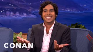 Kunal Nayyar Is Adjusting To Married Life  CONAN on TBS [upl. by Schreibman]