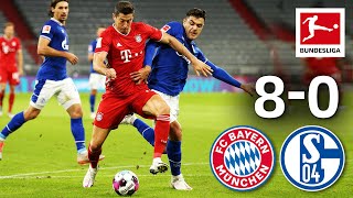 Bayern dominates Schalke with 8 goals  FC Bayern  Schalke  80  Matchday 1 – Bundesliga 2021 [upl. by Monarski]