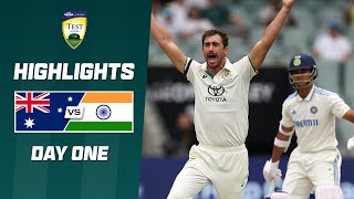 Australia v India 202425  Second Test  Day One [upl. by Boony787]