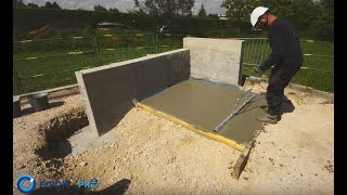 Comment faire un dallage en béton [upl. by Vinn361]