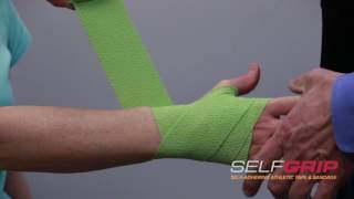 Knee Support how to apply Video by Elastoplast Sport [upl. by Helbonia]