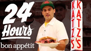 Working 24 Hours Straight at New York’s Most Iconic Deli  Bon Appétit [upl. by Chassin]