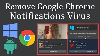 How to Remove Google Chrome Notification Virus [upl. by Gokey]