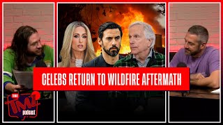 LA Wildfires Celebs Face the Saddening Aftermath  The TMZ Podcast [upl. by Marney]