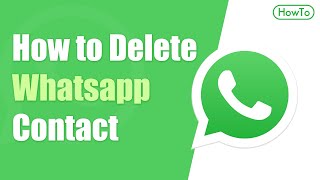 How to Delete Whatsapp Contact [upl. by Atorod264]