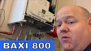 LEEDS PLUMBER  COMBI BOILER INSTALLATION  BAXI 830 [upl. by Elburt67]