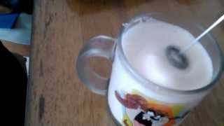 Aerolatte Review Frothing Cold Milk In Under 1 Minute [upl. by Goldshlag]