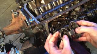 Installing pushrods and rocker arms [upl. by Lamonica]