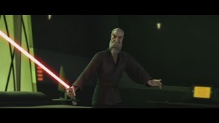 Star Wars The Clone Wars  Nightsisters vs Count Dooku 1080p [upl. by Mayyahk]