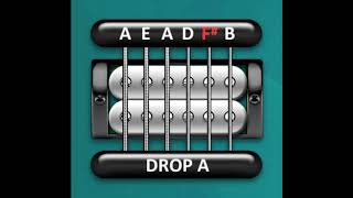 Perfect Guitar Tuner Drop A  A E A D F B [upl. by Lig]