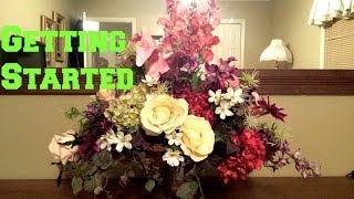 Getting Started with a Silk Floral Arrangement [upl. by Liza150]